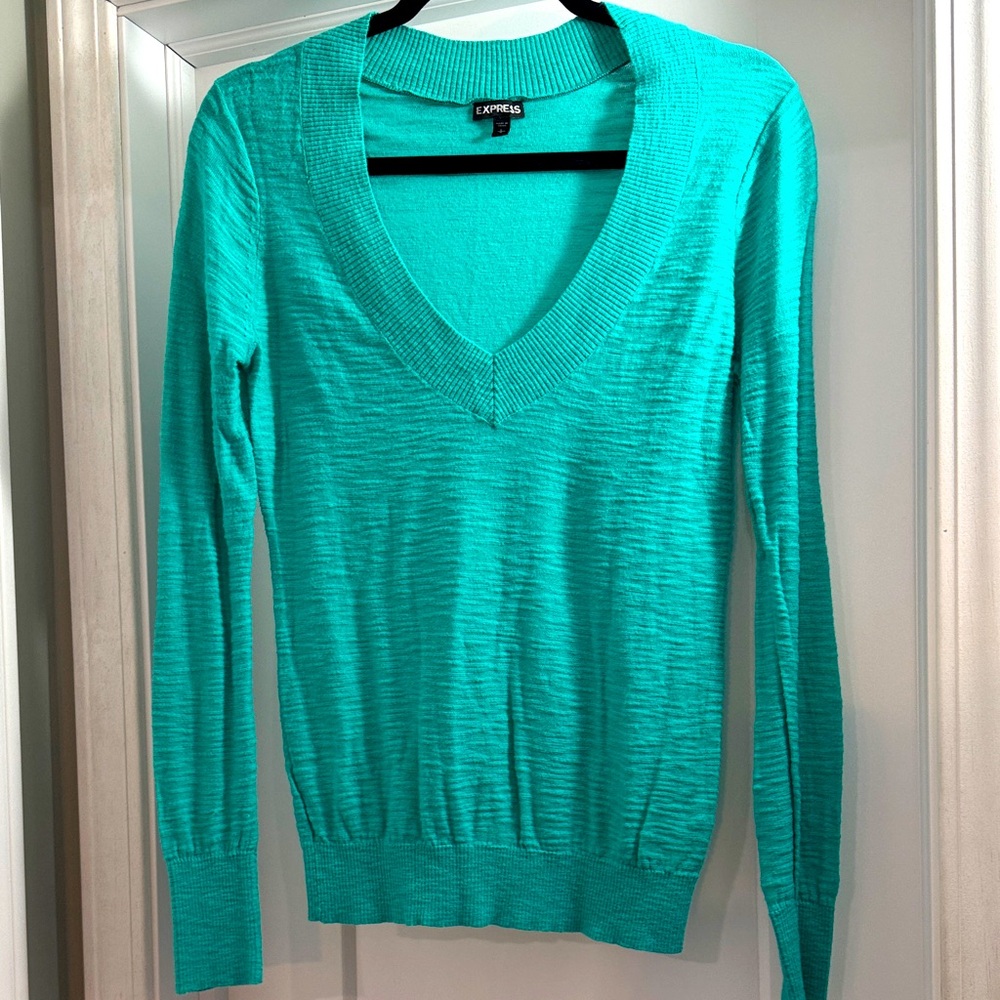 Express Women's Vibrant V-Neck Sweater